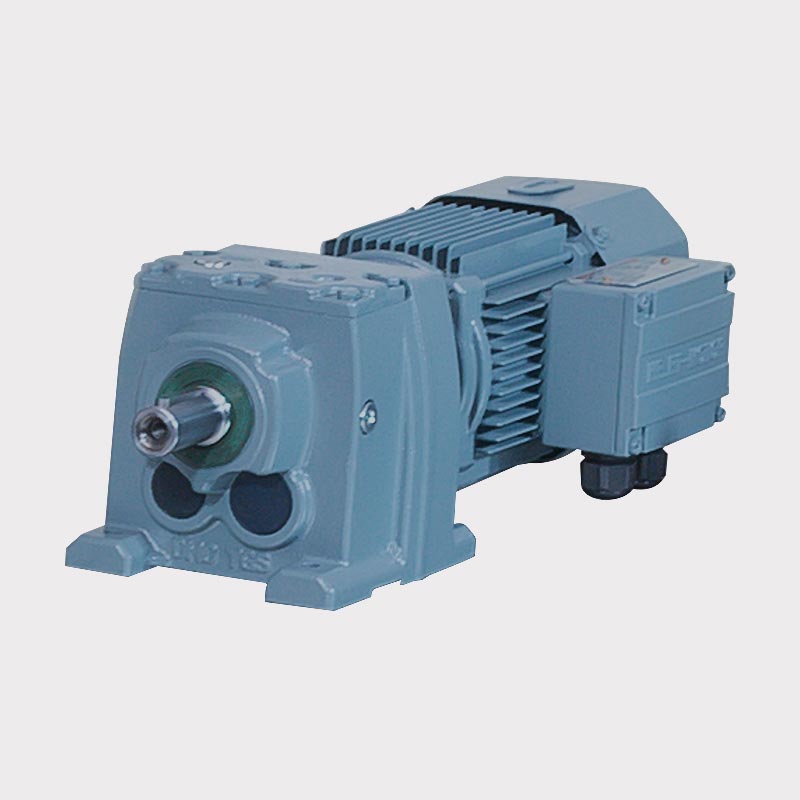 Motor de engranaje de velocidad variable de eje sólido de la serie D con freno