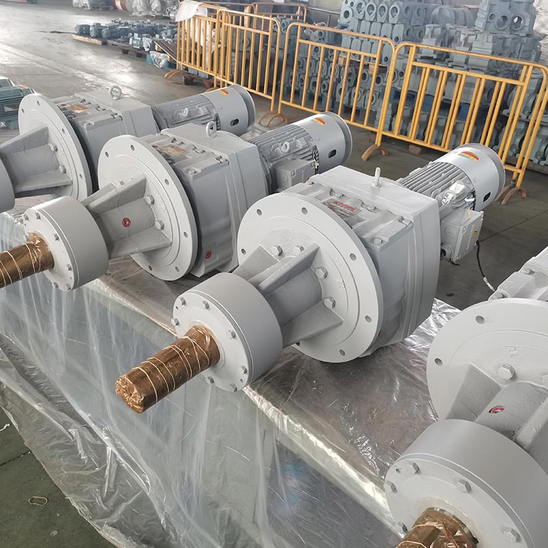 Serie de DM Carga pesada Eje sólido Eje de eje Helical estándar Motor de engranaje de CA estándar